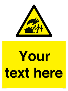 Custom Warning: Large scale fire zone